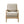 Arm Chair With Open Back Spindle Design, Padded Armrests