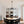 8-Light Farmhouse Chandelier, Black Metal