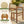 Outdoor Accent Armchairs For Patio (Set of 2) - Natural / Teak