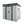 Outdoor Metal Storage Shed With Window And Transparent Plate For Garden, Lawn