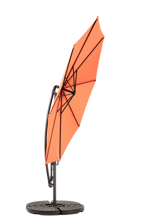 10ft Offset Hanging Market Patio Umbrella with Easy Tilt Adjustment