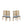French Country Dining Chair With Rectangular Cane Backrest And Smooth Upholstered Seating