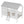 Twin Size Low Loft House Bed With Roof And 2 Front Windows - White