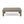 OANA 3-Piece Love Seat Set with Coffee Table, Dark