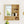 Natural Wood Finish Wall Mounted Mirror Cabinet