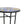 Patio Side Table, Colorful + Black