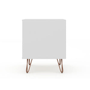 Rockefeller - Nightstand With 2 Drawers - White