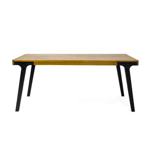 Acacia Wood Patio Dining Table, 69'L Rectangle Outdoor Table