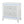 Adalid - Nightstand With Glittered Drawer Front And LED Lighting - White