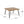 Outdoor Coffee Table With Slat Top And Metal Legs - Teak