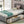 Platform Storage Bed Wood Bed Frame With Two Drawers And Headboard