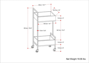 Hobbs - Bar Cart - Natural