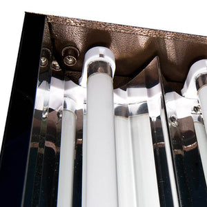 Hydrofarm Agrobrite Designer FLP48 4 Foot T5 8 Tube Grow Light with 432W Bulbs