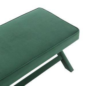 Comfort Double Bench Upholstered With X Crossed Legs