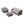 Outdoor Wicker Conversation Set With Cushions, All Weather