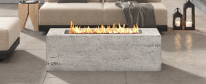 U_STYLE Outdoor Rectangular Propane Fire Pit 41.9" 40000 BTU