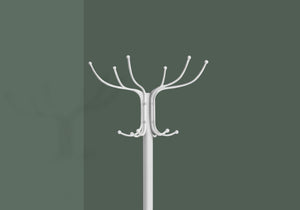 Coat Rack Hall Tree with 12 Hooks and Umbrella Holder