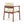 Dining Room Chairs, Ideal For Home & Kitchen (Set of 2) - Beige / Dark Walnut