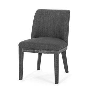 Modern Dining Chair With Durable Fabric Upholstery And Sturdy Wooden Frame (Set of 2)