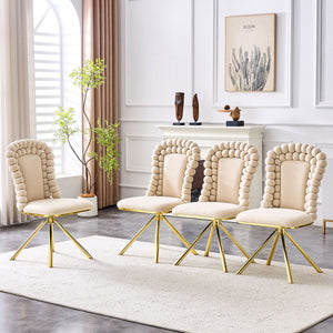 Puffy Bubble, Ball Chain Chair For Dining Room & Kitchen (Set of 2)