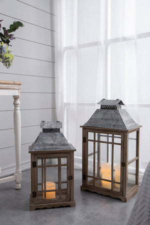 S/2 Classic Scape Lanterns