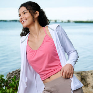 Women's SunFree Full Zip UPF Sunshirt