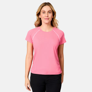 Women's Microtech® Chill B Cool Shirred Crew Top
