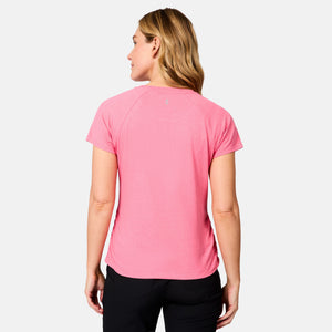 Women's Microtech® Chill B Cool Shirred Crew Top