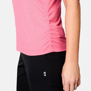Women's Microtech® Chill B Cool Shirred Crew Top