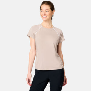 Women's Microtech® Chill B Cool Shirred Crew Top