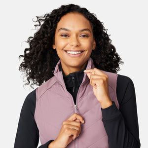 Women's Quilted Hybrid Vest