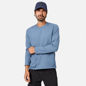 Men's FreeCycle® Sueded Melange Long Sleeve Crew Neck