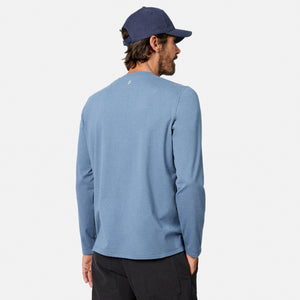 Men's FreeCycle® Sueded Melange Long Sleeve Crew Neck