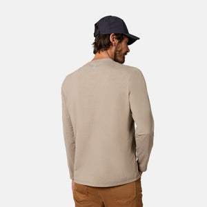 Men's FreeCycle® Sueded Melange Long Sleeve Crew Neck
