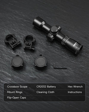 Pinty 1.5-4.5x32 Crossbow Optics SFP Hunting Scope