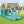 Inflatable Water Slide with Bounce House and Splash Pool without Blower for Kids
