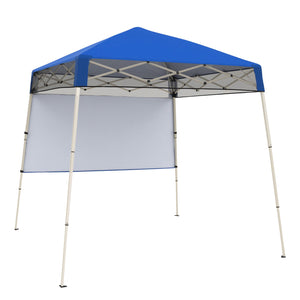 7 x 7 FT Pop-Up Canopy Tent with 1 Push Center Lock for Sports Picnic Camping