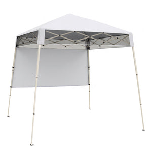 7 x 7 FT Pop-Up Canopy Tent with 1 Push Center Lock for Sports Picnic Camping