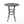 Cast Aluminium Bar Table