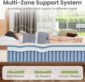14 Inch Firm Hybrid Mattress – Queen Size