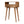 Solid Wood Mini Curved Oak-ish Console Table