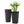 Modern Design Stackable Tapered Planters, Set of 3 Outdoor Planters