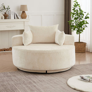 Single 360 Degree Swivel Chair For Living Room