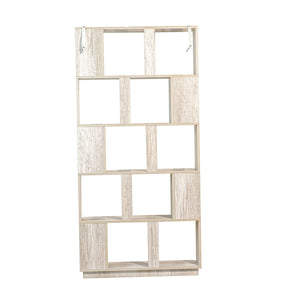 Modern 5 Tier Open Storage Bookcase