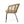 Randy Modern Wicker Chair with Water Resistant Cushions - Brown / Beige