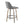 Toriano - Contemporary Fixed Height Counter Stool With Swivel & Round Footrest (Set of 2)