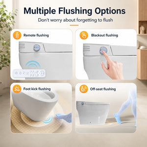 Smart Toilet With Bidet Built In