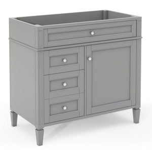 Bathroom Vanity With 2 Drawers And Tip-Out Drawer, Storage Cabinet
