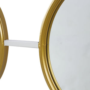 3 Mirror Piece Wall Mirror InRectangular Frame, Home Wall Decor For Bedroom Living Room