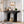 Console Table With Arched Base For Entryway - Black
